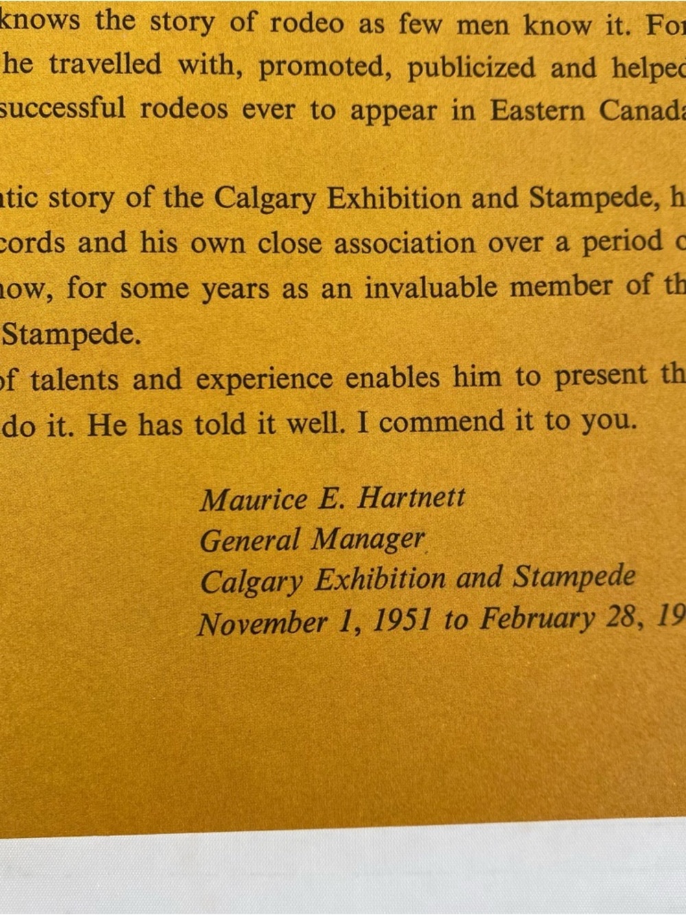 VTG Calgary Stampede Book Fred Kennedy Western Rodeo Alberta History Paperback - Picture 7 of 9